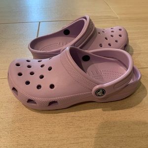 Lavender color crocs
